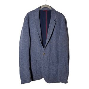 Marine Layer Blue Knit Sport Coat with Subtle Heather